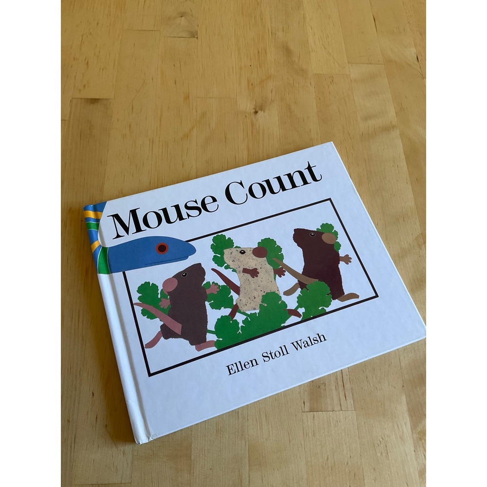 Mouse Count by Ellen Stoll Walsh Hardcover Childrens Picture Book Counting Story